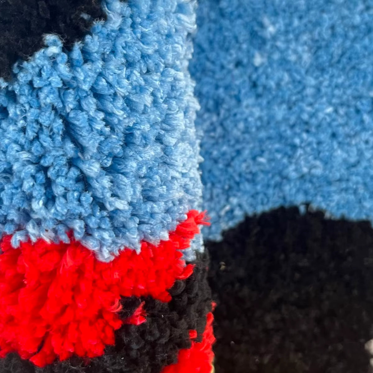 Flame Heart Car Tufted Rug