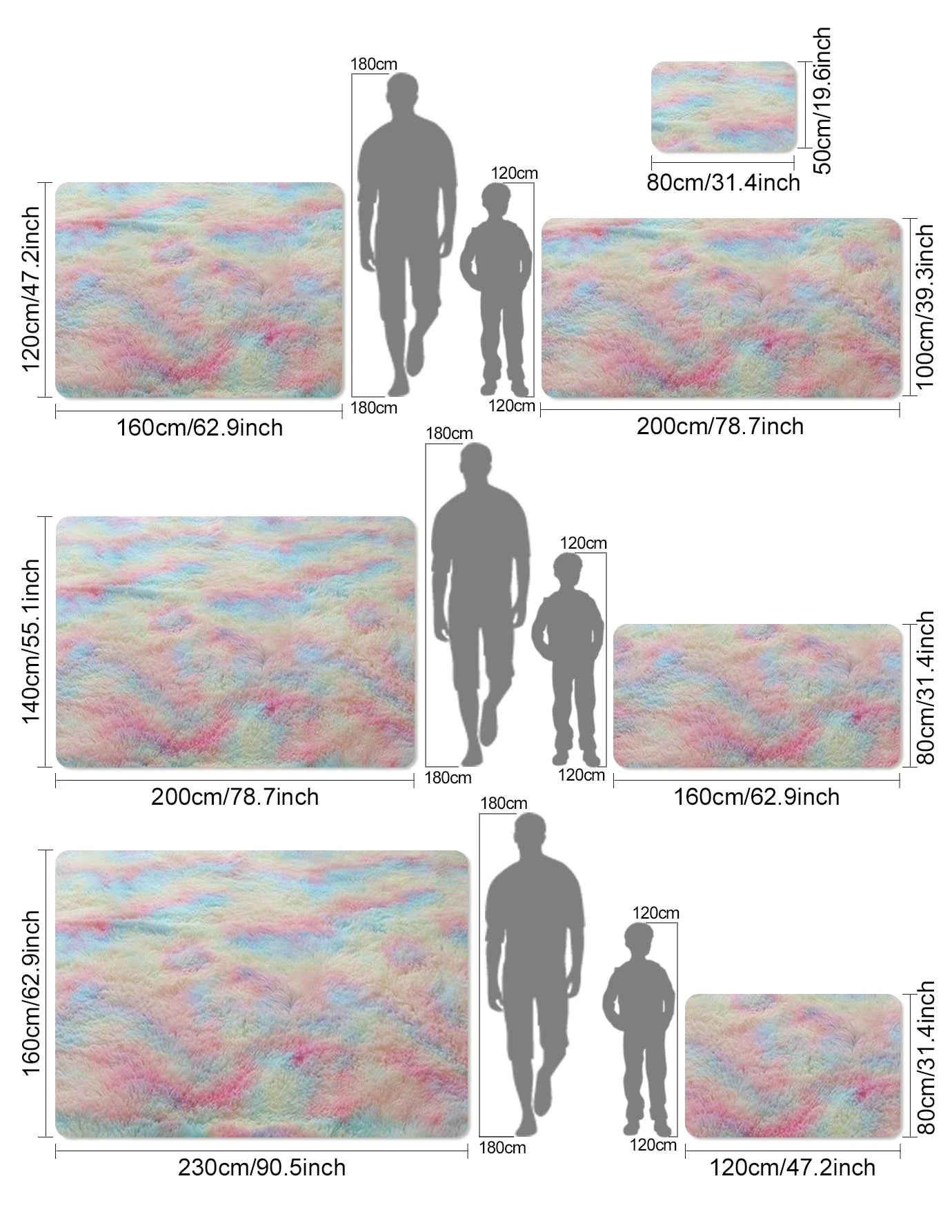 VIKAMA Puddle Handprint Fun Carpet Creative Home Absorbent Non-Slip Floor Mat Entryway Bathroom Living Room Ins Style Home Decor