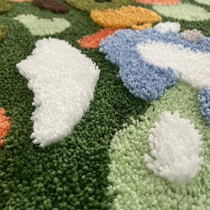Luxury Moss Tufted Rug