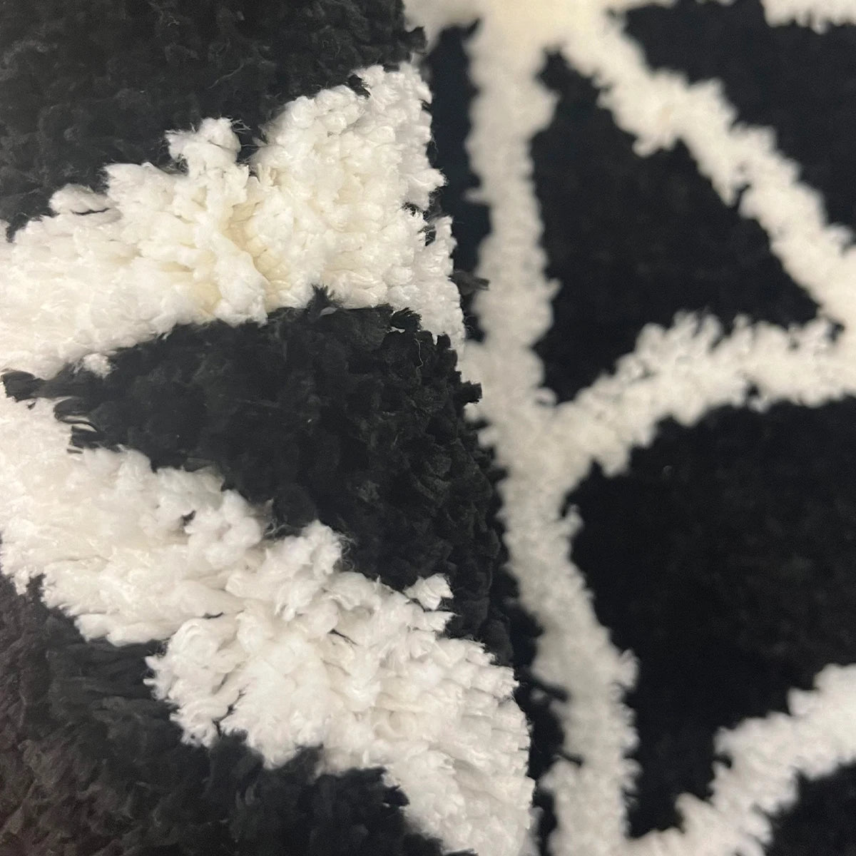 Black Spider Web Halloween Tufting Rug Funny Bathroom Decor Spooky Gothic Bath Mat Non-Slip Tufted Mat for Front Door Living