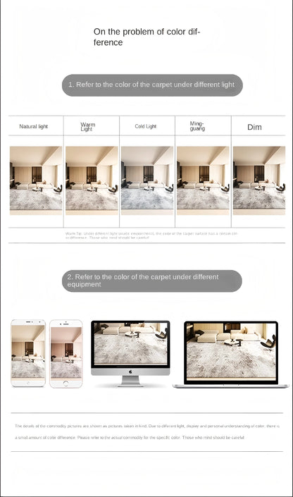 VIKAMA Coin Pattern Rug SpongeBob Style Home Bedroom and Living Room Floor Mat Non-Slip Anti-Fouling Carpet Home Decoration