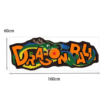 Anime Dragon Ball Logo LIrregular Area Soft Rugs Bedroom Deco Door Floor Anti-slip Bedside Plush Soft Carpets Kids Birthday Gift