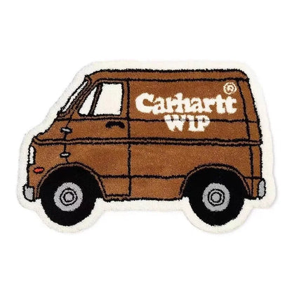 VIKAMA Summer Carpets, Car Carpets, Living Room and Bedroom Bed Carpets, Children's Room Anti-slip Floor MATS, Home Decoration