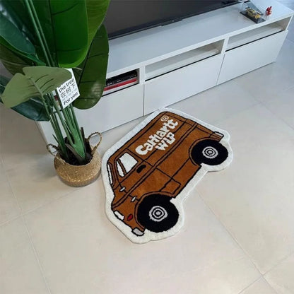 VIKAMA Summer Carpets, Car Carpets, Living Room and Bedroom Bed Carpets, Children's Room Anti-slip Floor MATS, Home Decoration