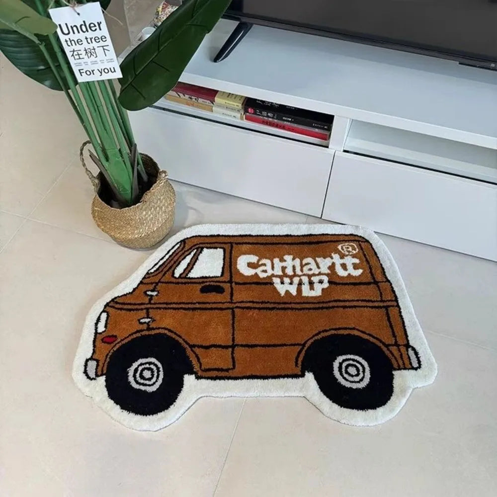 VIKAMA Summer Carpets, Car Carpets, Living Room and Bedroom Bed Carpets, Children's Room Anti-slip Floor MATS, Home Decoration