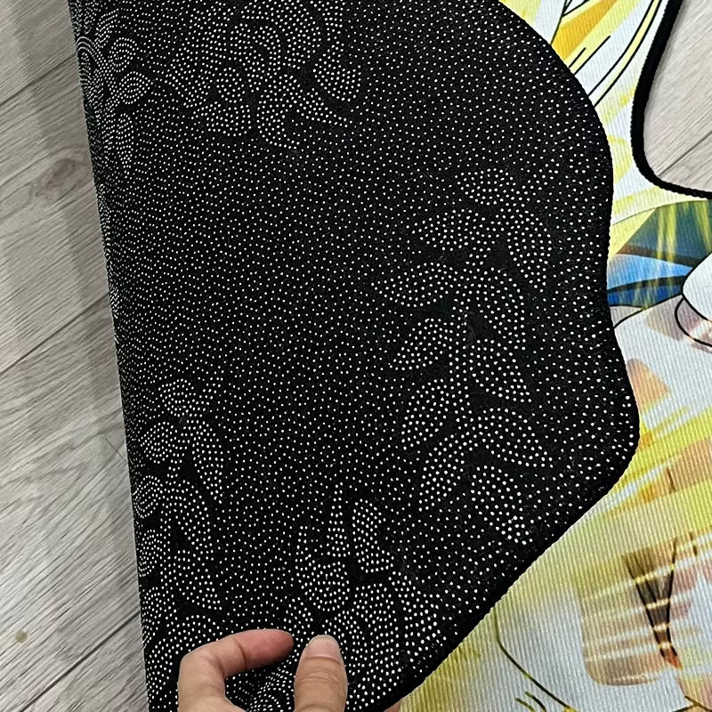 Kirby Design Carpet Cartoon Computer Desk Bedroom Imitation Cashmere Cute Floor Mat Machine Washable Girl Room Bedside Blanket