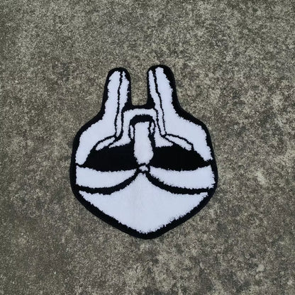 Anime Face Soft Tufting Rug Living Room Bedroom Decor Fluffy Carpets Non-Slip Bathmat Bathroom Cloakroom Mat Floor Pad Boy Gifts