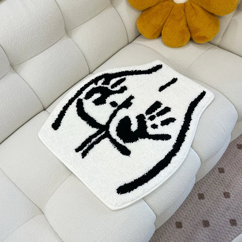 Sexy Bathroom Rugs Soft Tufted Rugs Non-Slip Absorbent Handmade Rugs Bedroom Kitchen Bathroom Rug